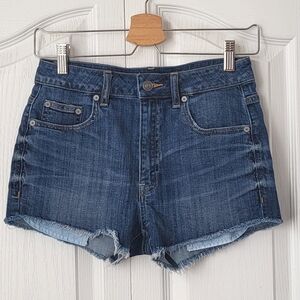 Talula grey-blue high-waisted Jean shorts